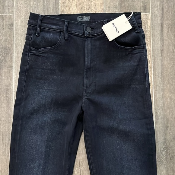 NWT MOTHER The Hustler Ankle Fray Jeans in Encounters At Night Size 26 - Picture 5 of 10